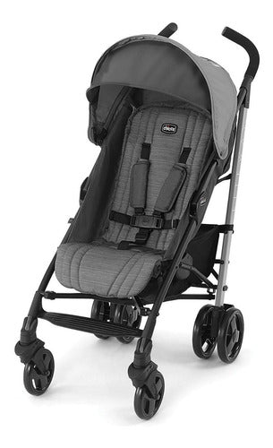 chicco liteway 3 stroller LiteWay 3 Basic Stroller with Bumper Bar Coal