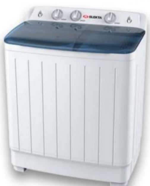 ElektaSemi Automatic Washing Machine, 7.5 Kg EWM7702