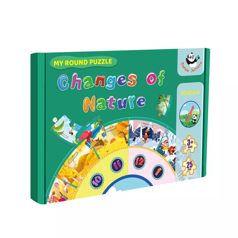 PJ PJ012-2 My Round Puzzle- Changes of Nature 49700385