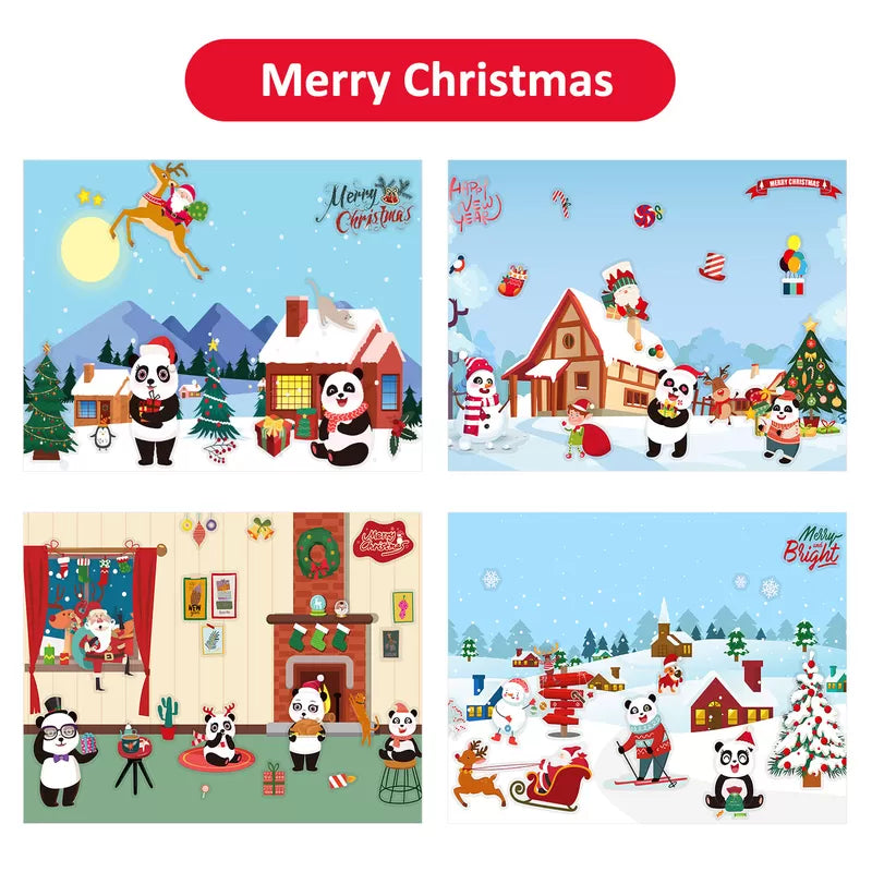 PJ PJ013-5 Reusable Stickers-Merry Christmas 49701351