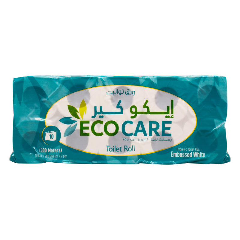 Eco Care Toilet Roll 2ply 300 mtrs