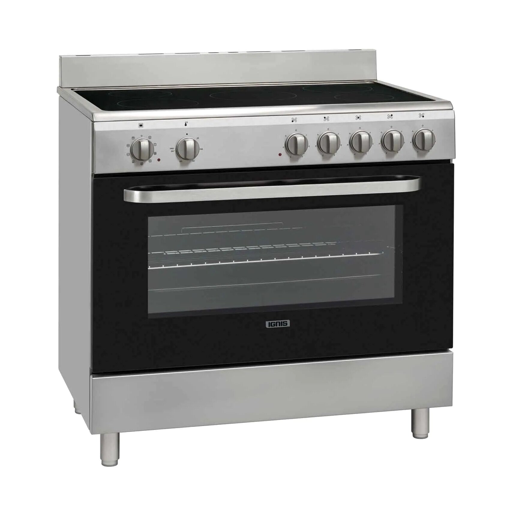 Ignis Free Standing Cooking Range Silver FST965VCX