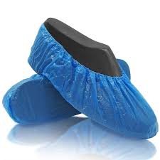 Disposable Shoe Covers Plastic - 100 Pieces