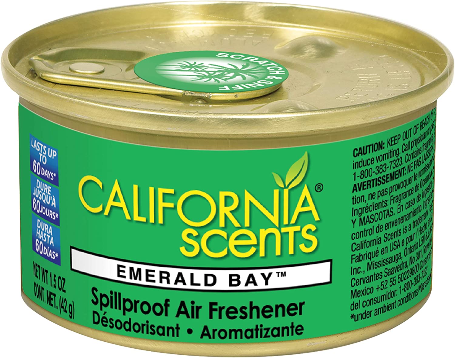 California Scents Spillproof Emerald Bay PK216 TA UNF ME 152842784
