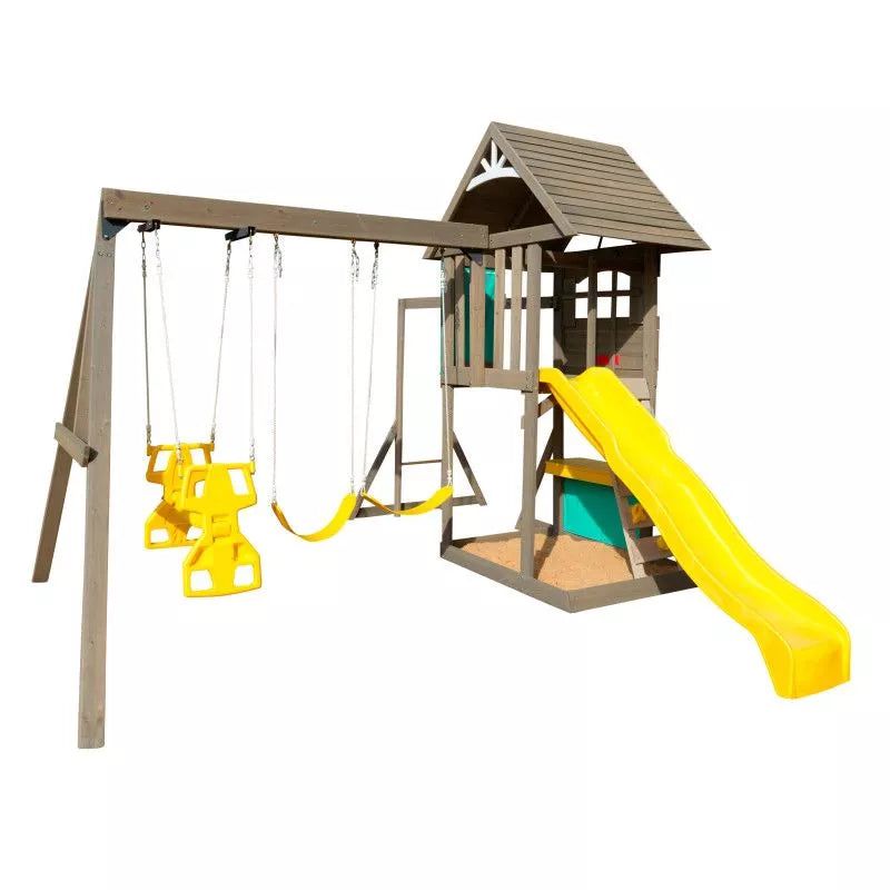 Kidkraft Hampton Wooden Swing Playground Sets