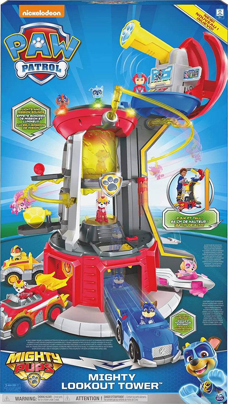 Paw Patrol Mighty Pups Super Paws Life sized Lookout Tower