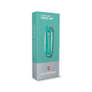 Victorinox Classics SD Transparent - 7 Function Multitool with a Pair of Scissors, Tropical Surf 0.6223.T24G