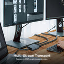 Unitek USB-C to Dual DP1.4 Adapter with MST (8K 60Hz) Space Gray V1404A