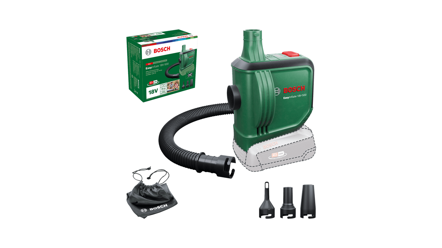 Bosch Air Pump Easy Inflate 18V-500 Bare Tool (DIY) | Air Pump Bosch Air Pump Easy Inflate 18V-500 Bare Tool (DIY) | Air Pump