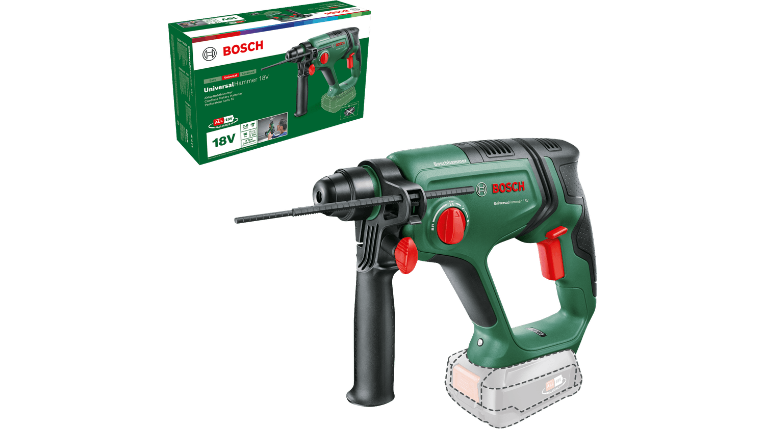 Bosch Universal Hammer 18 V (DIY) Bare Tool | Power Tools Bosch Universal Hammer 18 V (DIY) Bare Tool | Power Tools