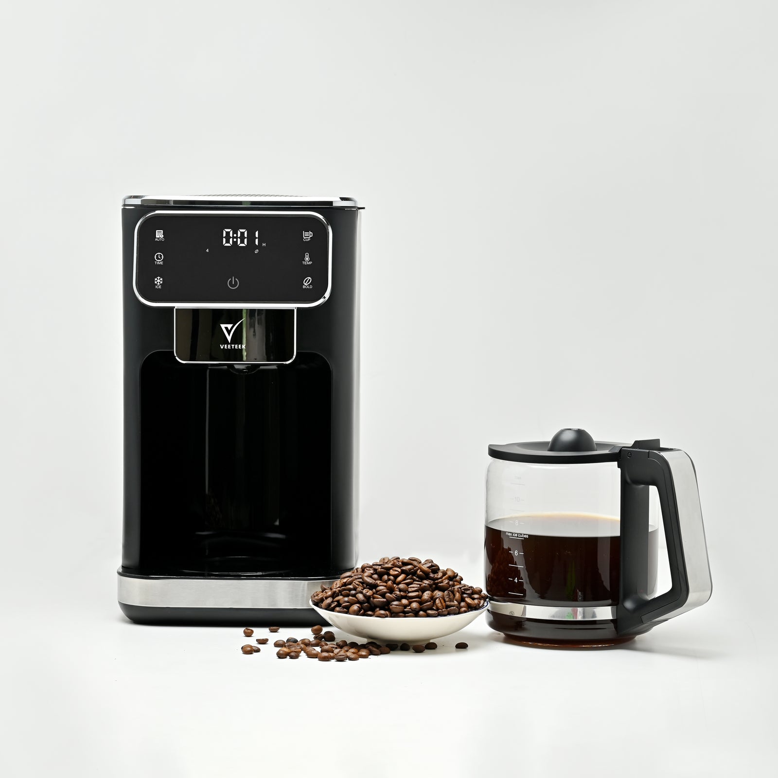 Veeteek Coffee Maker, 1.8L/12cups CM9430A-GS | Kitchen Appliance Veeteek Coffee Maker, 1.8L/12cups CM9430A-GS | Kitchen Appliance