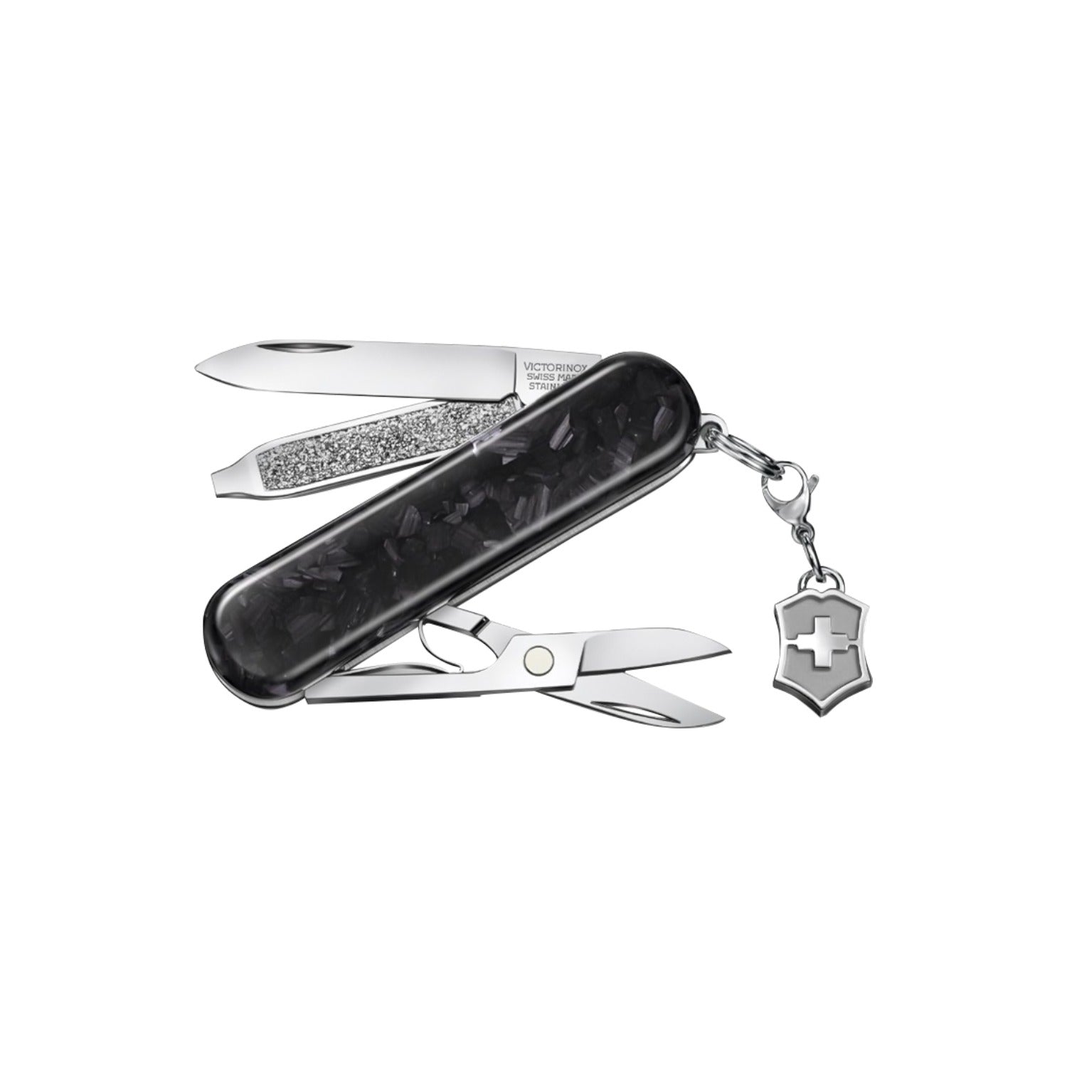 Victorinox Classic SD Brilliant, 58mm, Carbon 0.6221.90 | Multifunction Tools & Knives