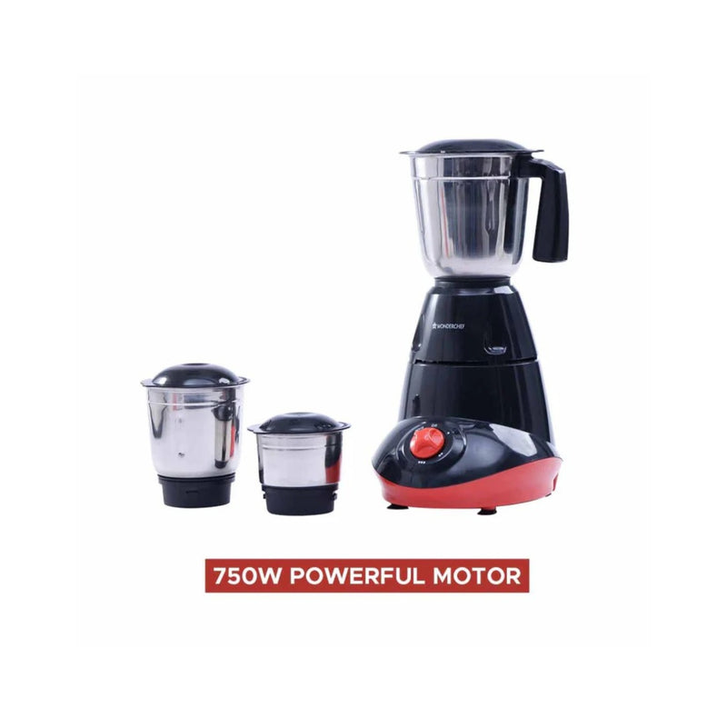 Wonderchef Capri Mixer Grinder 750W Red & Black 63154711