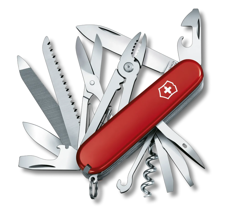 Victorinox Swiss Army Knives Handyman 24 Function Multi Utility Swiss Knife Red 1.3773