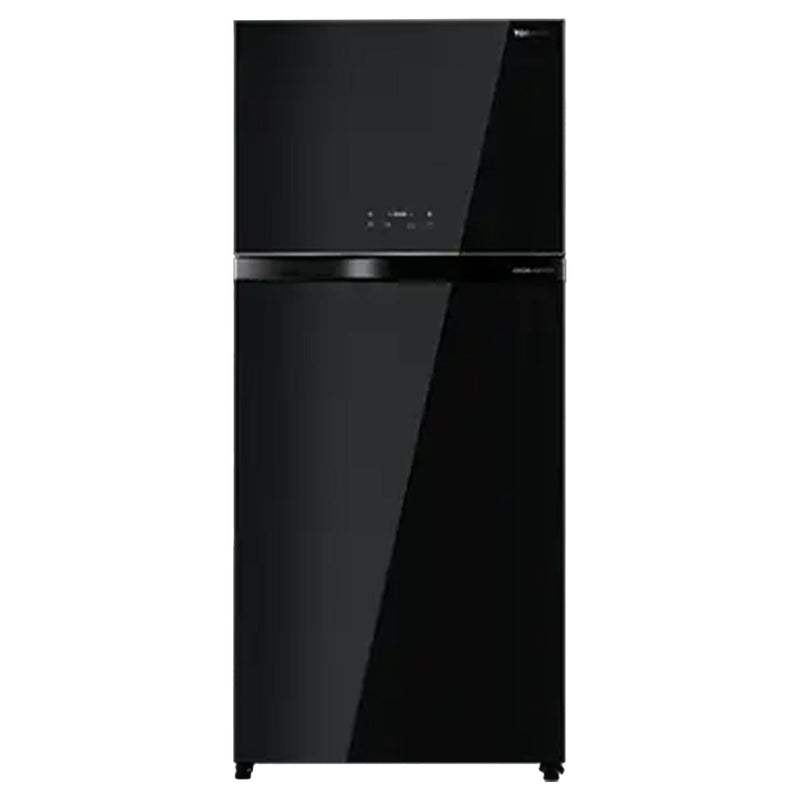 Toshiba Double Door Refrigerator 835LTR, Black Glass GR-RT835WE-PGF(XK)