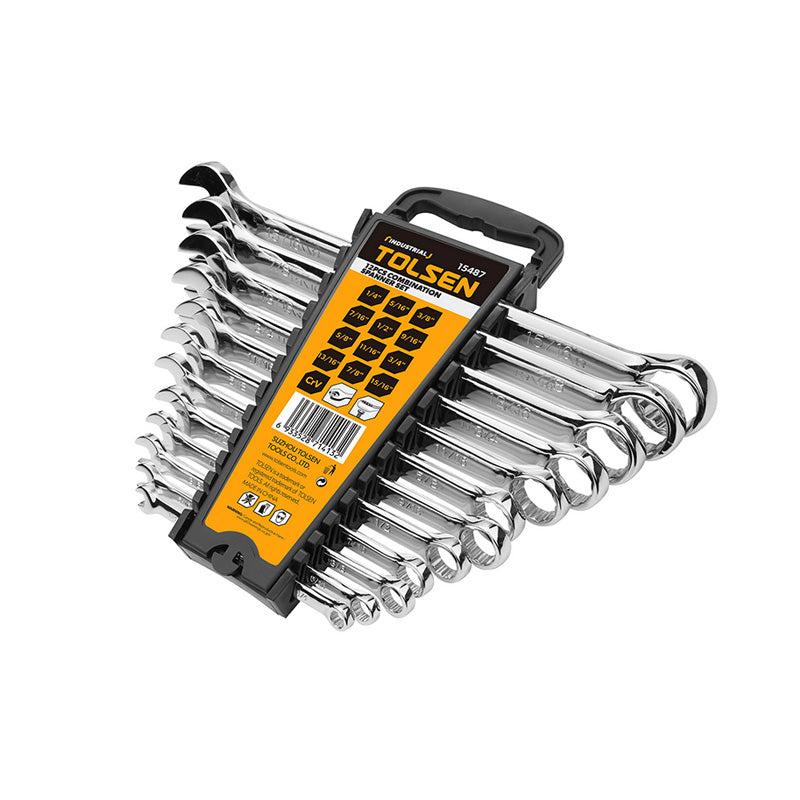 Tolsen 12pcs Combination Spanner Set 15487 | Tools Tolsen 12pcs Combination Spanner Set 15487 | Tools