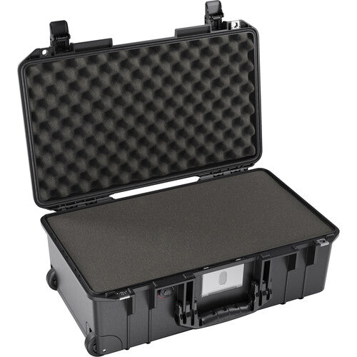 Pelican 1535 AirWF Wheeled Carry-On Hard Case with Foam Insert (Black) 015350-0002-110