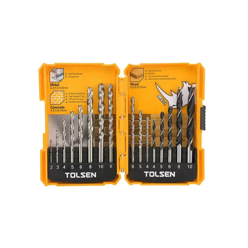 Tolsen 16pcs Drill Bit Set 75628 | Tools Tolsen 16pcs Drill Bit Set 75628 | Tools