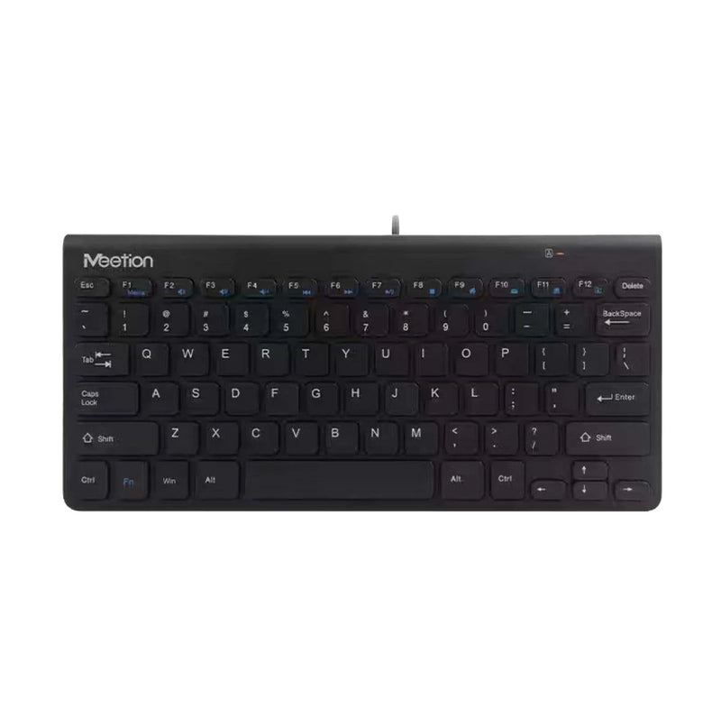 Meetion Mini USB Corded Keyboard AR - Black MT-K400