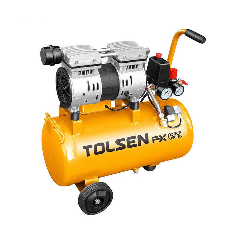 Tolsen 1HP 24L Silent And Oil Free Air Compressor 800W 73135