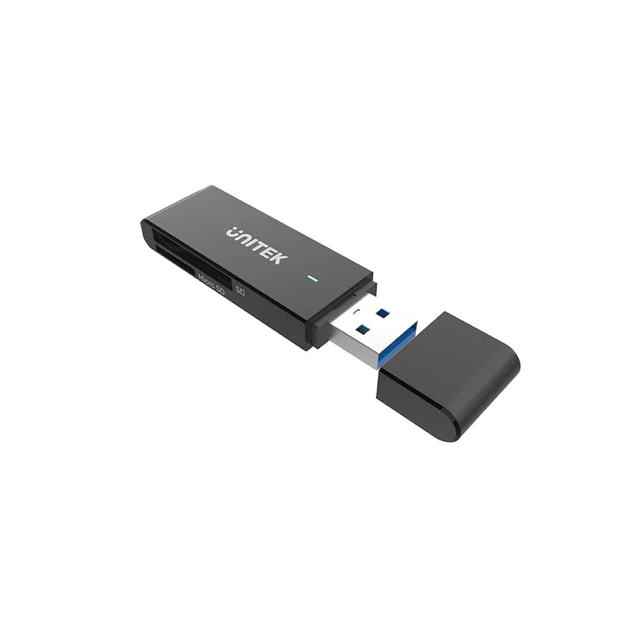 Unitek USB 3.0 USB A to Micro SD/SD Card Reader, Black Y-9327A