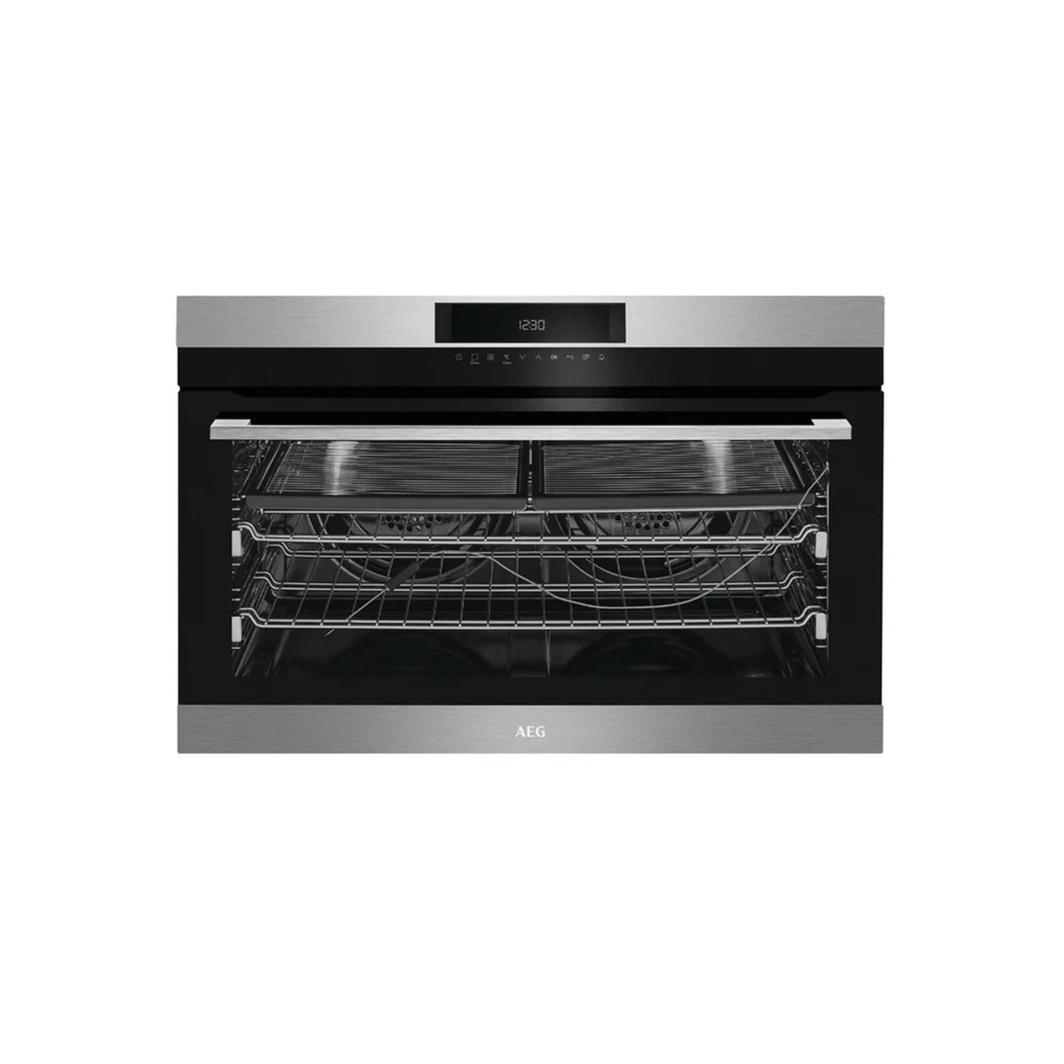 AEG Built-in Multifunction Electric Oven, 90cm, 109L BEK722910M | Kitchen Appliance AEG Built-in Multifunction Electric Oven, 90cm, 109L BEK722910M | Kitchen Appliance