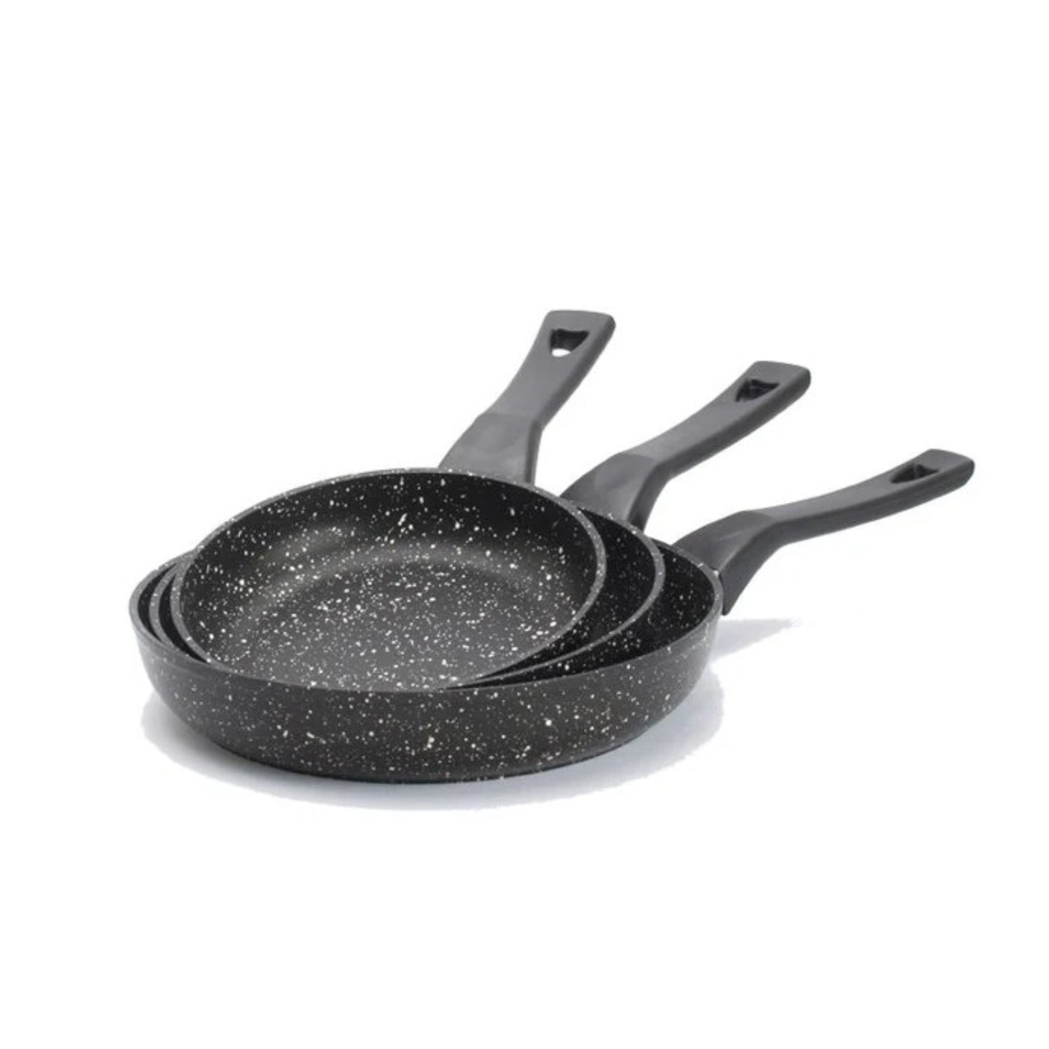 Saflon Granite Frypan 3 Pcs Set 20+24+28cm TSA059 | Kitchen Appliance