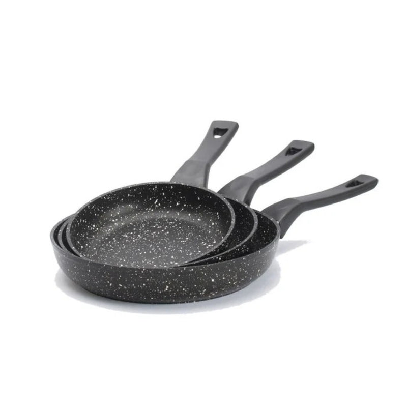 Saflon Granite Frypan 3 Pcs Set 20+24+28cm TSA059
