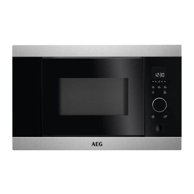 AEG Built-in Microwave Oven, 17 litres, LED Display, Touch controls, Quick start, Child lock, Auto cooking , Dim: H371 x W594 x D296 mm MBB1756S-M