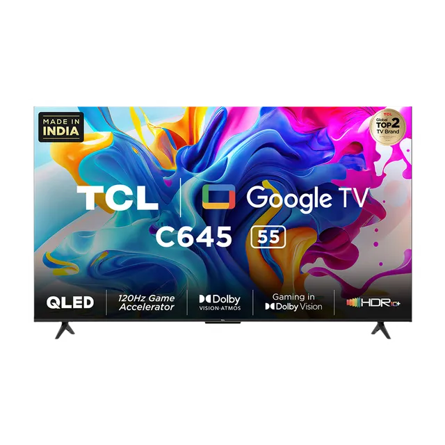TCL 55"Qled  Google TV /HDMI 2.1/UHD Resolution (3840x2160p) Hdr Pro  55C645
