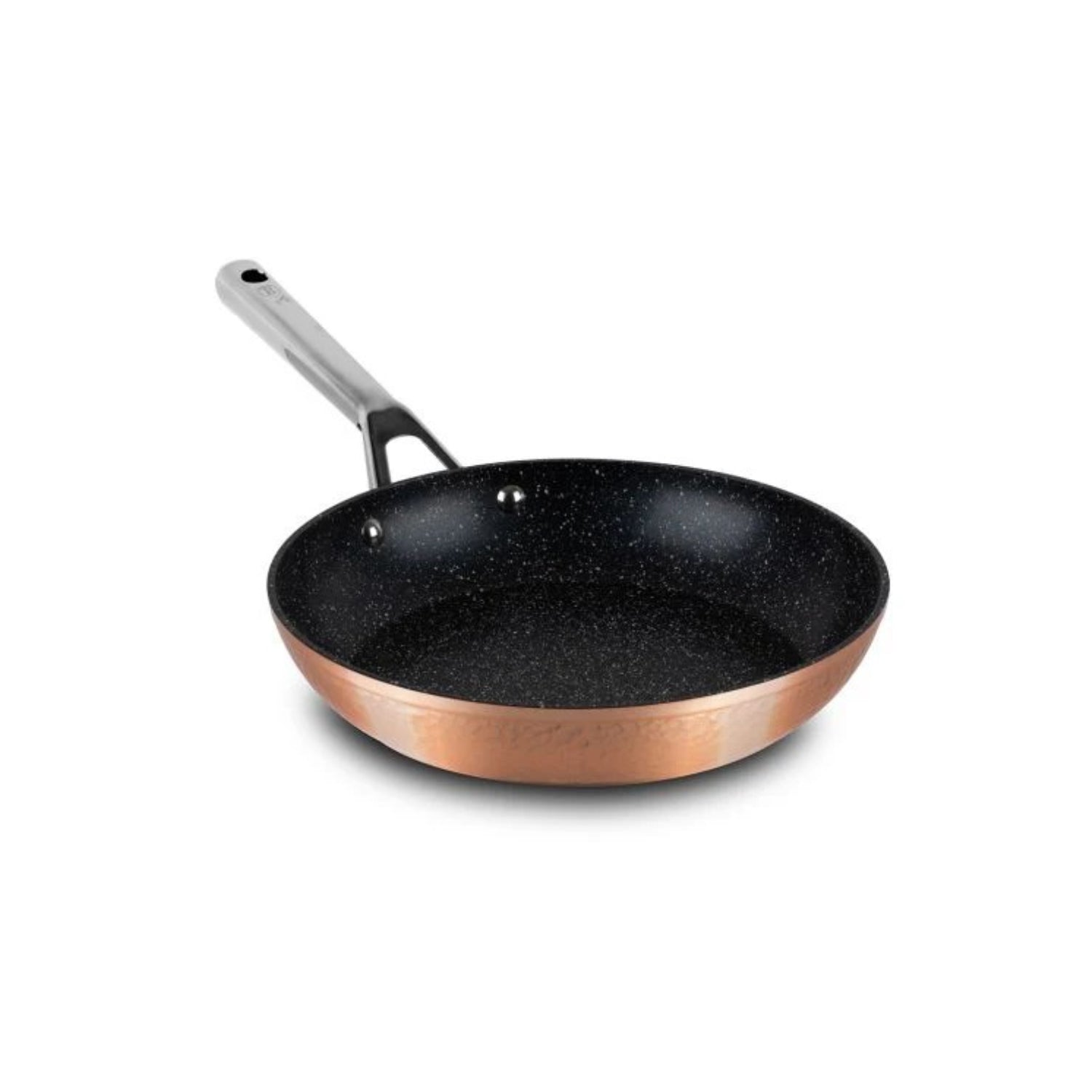 Berlinger Haus Hammered Frypan With Stainless Steel Handle Copper Color | Kitchen Appliance Berlinger Haus Hammered Frypan With Stainless Steel Handle Copper Color | Kitchen Appliance