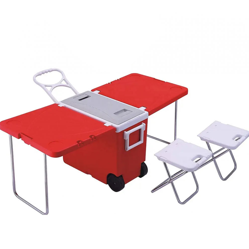 28L Ice Box With Table & 2 Chairs NR-919 | Camping Accessories