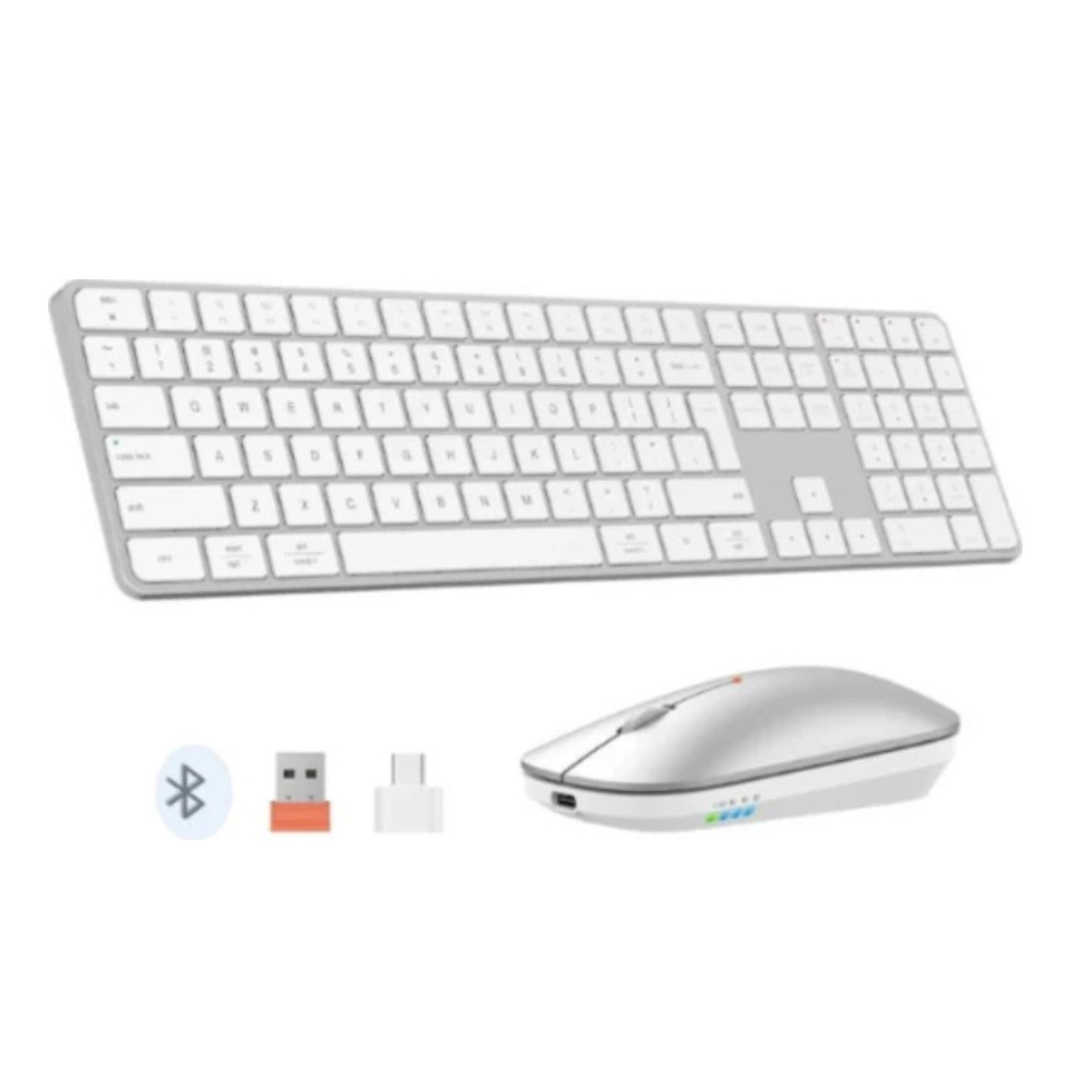 Meetion iKey C230 Wireless Ultra-thin Apple Keyboard and Mouse Combo Wireless and Bluetooth with Rechargeable Battery | Computer Accessories Meetion iKey C230 Wireless Ultra-thin Apple Keyboard and Mouse Combo Wireless and Bluetooth with Rechargeable Battery | Computer Accessories