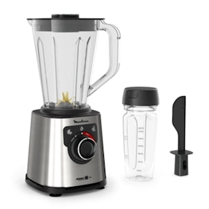 Moulinex High Speed Blender, 1200w, 2l Unbreakable Tritan Jar, Removable Golden Blades, 3 Automatic Programs LM88HD27 | Kitchen Appliances