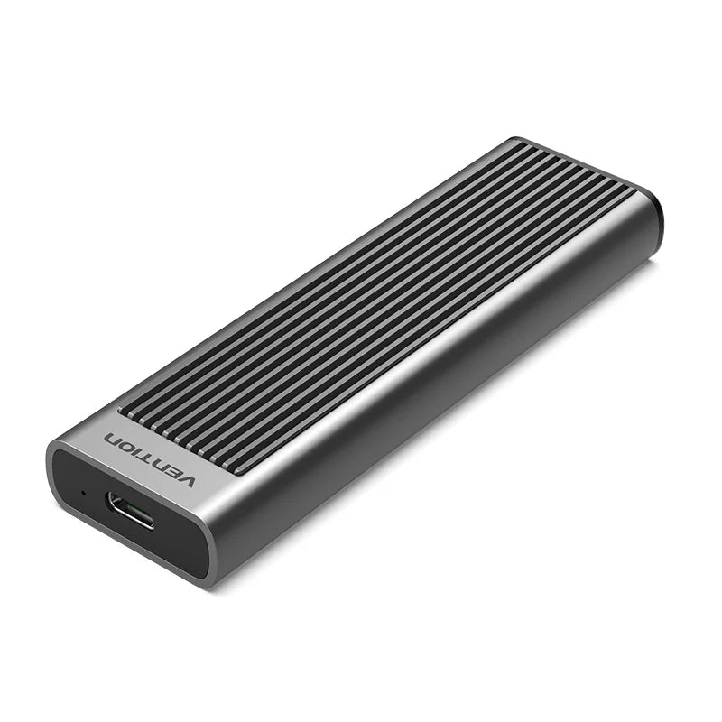 Vention M.2 NVMe SSD Enclosure (USB 3.1 Gen 2-C) with Heat Sink Gray Aluminum Alloy Type KPKH0 | Computer Accessories Vention M.2 NVMe SSD Enclosure (USB 3.1 Gen 2-C) with Heat Sink Gray Aluminum Alloy Type KPKH0 | Computer Accessories