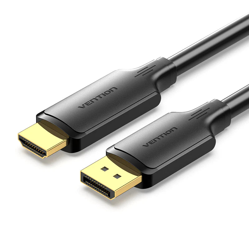 Vention DisplayPort Male to HDMI-A Male 4K HD Cable 5M HFOBJ | Network Cables Vention DisplayPort Male to HDMI-A Male 4K HD Cable 5M HFOBJ | Network Cables