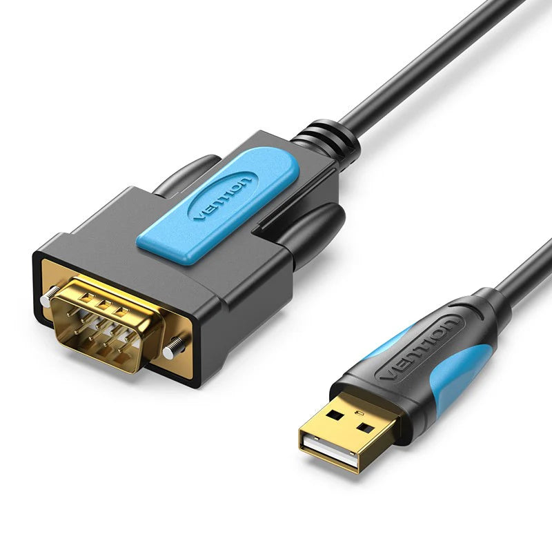 Vention USB to RS232 Serial Adapter Black | Computer Accessories Vention USB to RS232 Serial Adapter Black | Computer Accessories