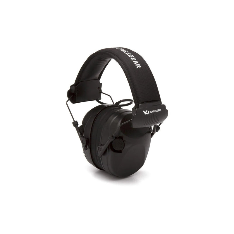Pyramex Venture Gear - Black Electronic Earmuff With Black Headband VGPME20
