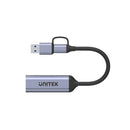 Unitek Video Capture Card (4K HDMI to USB-C/USB-A) Space Gray V1167A