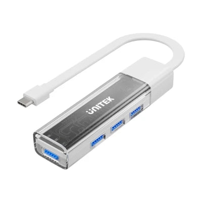 Unitek Bi-Directional USB-C/USB-A 5Gbps Hub (4*USB-A), White, With Detachable USB Cable, Works with USB-A and USB-C H1319AWH | Power Adapter & Charger Accessories Unitek Bi-Directional USB-C/USB-A 5Gbps Hub (4*USB-A), White, With Detachable USB Cable, Works with USB-A and USB-C H1319AWH | Power Adapter & Charger Accessories