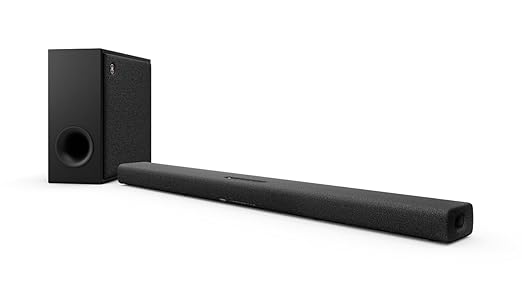 Yamaha Dolby Atmos Ture X Soundbar With Wireless Sub Black SR-X50A