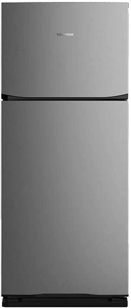 Tornado Refrigerator No Frost 386 Liter, Silver RF-480T-SL