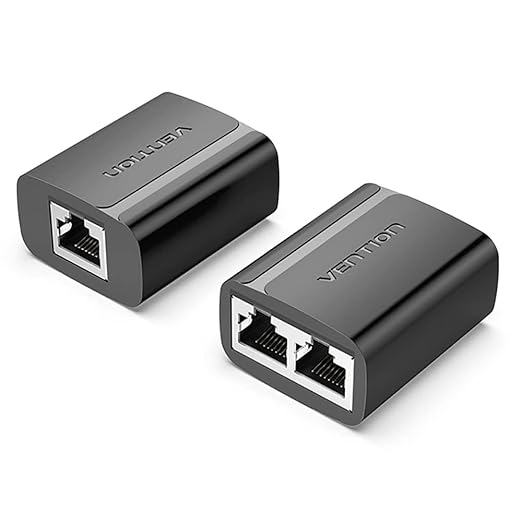 Vention RJ45 Splitter Adapter Black PVC Type IPTB0