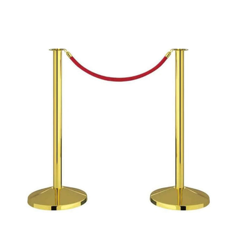 Queue Manager Golden Pole With Rope Set