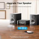 Vention USB Car Bluetooth 5.4 Audio Receiver with Coiled Cable 1.5M Gray Zinc Alloy NAIHG