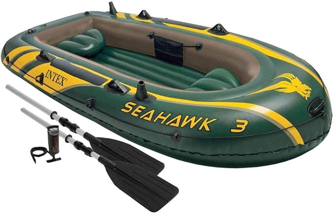 Intex Seahawk 3 Boat Set (With 54" Aluminum Oars,68614) 42168380