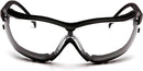 Pyramex Safety V2G Safety Glasses, Black Frame, Clear H2MAX Anti-Fog Lens GB1810STM