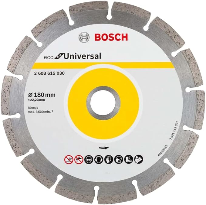 Bosch Diamond Cutting Disc 180 MM Eco Universal BO2608615030 | Tool Accessories Bosch Diamond Cutting Disc 180 MM Eco Universal BO2608615030 | Tool Accessories