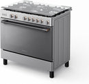 Toshiba Gas Cooker 90X60cm 5 burner Stainless Steel RL2-90G5GE(MR)