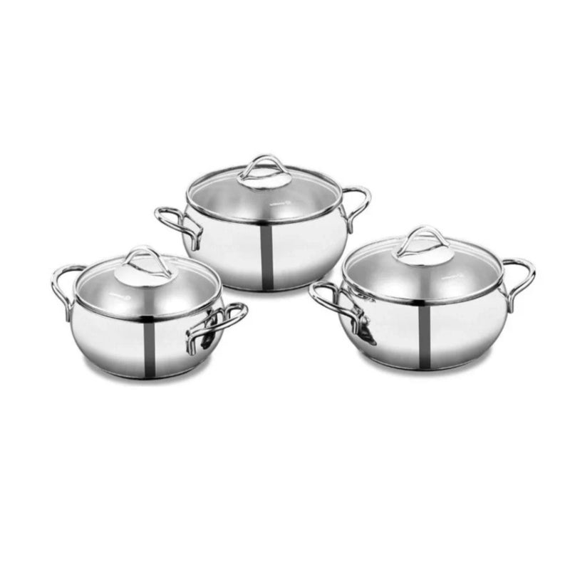 Korkmaz Tombik Cookware Set 6pcs A1801